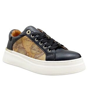 Alviero Martini Black and Tan Women's Sneakers